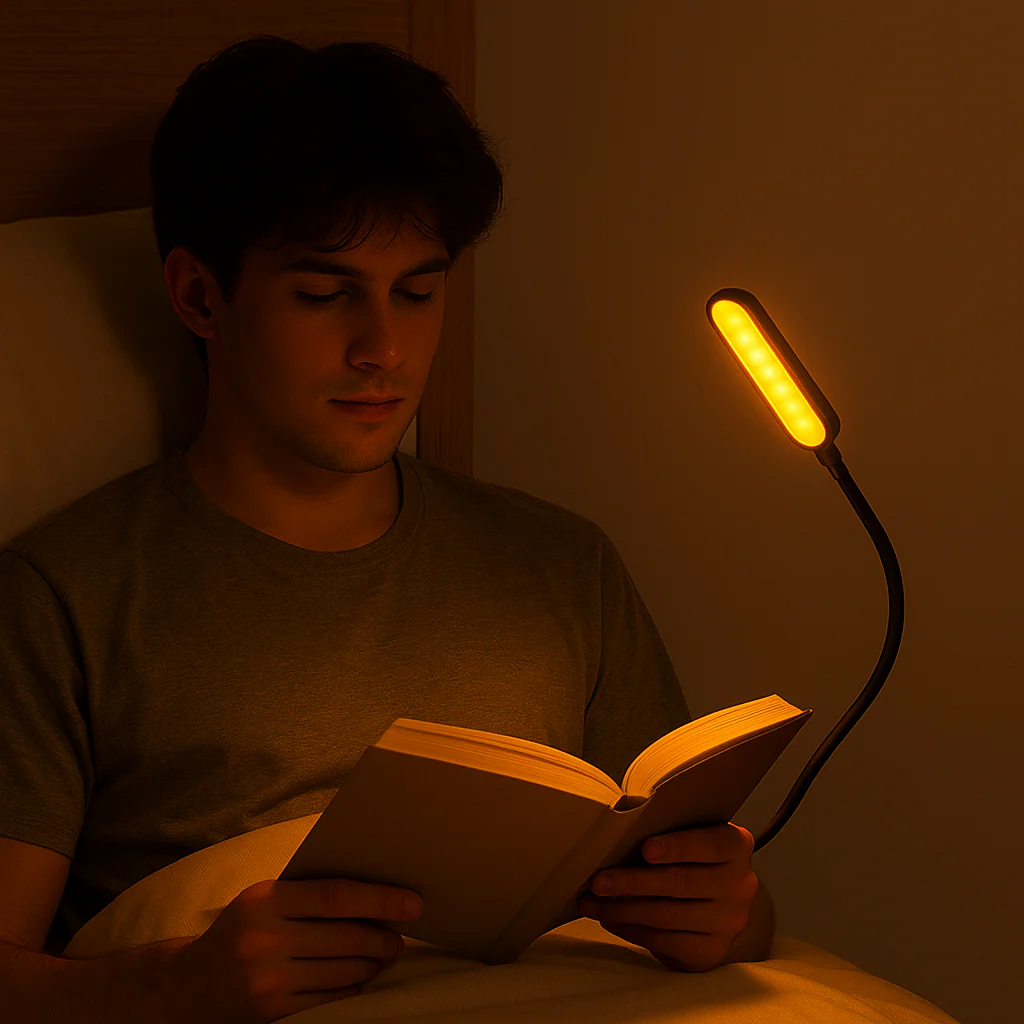 Lámpara de Lectura Luz Roja / Ámbar - Certificada sin Luz Azul - Image 4