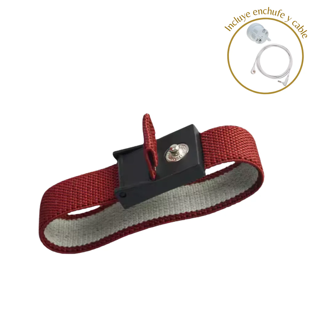 Pulsera Grounding Kit Completo (Cable + Enchufe Seguro) - Image 3